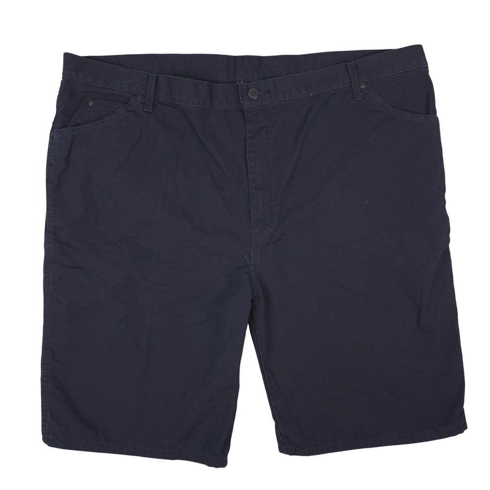 Dickies Shorts Mens 42x11.5 Black Cotton Canvas Utility Workwear Y2K Skater Punk